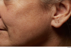 Face Cheek Ear Skin Woman White Chubby Wrinkles Studio photo references